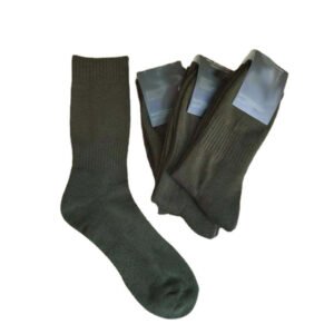 100 Cotton Man Outdoor Winter Sporting Wholesale Custom High Quality Army Green Combat Tactical Thermal Crew Socks