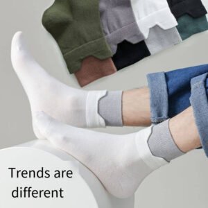 Autumn and Winter Thick Warm Cotton Socks Sweat-Absorption Breathable Sports Socks for Men