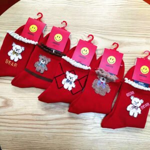 Cartoon Rabbit Style Fashion Wholesale Custom Women Girl Lucky Cotton Beautiful Soft New Year Gift Happy Socks