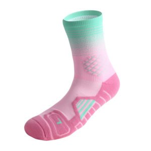 Colorfull Classic Fashion Style High Quality Wholesale OEM Mens Breathable Cushion Sports Athletic Basketball Sock