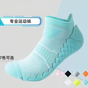 Cool 3D Cushioned Foot Style Professional Protective Quick-Dry Breathable Sporting Running Ankle Sock