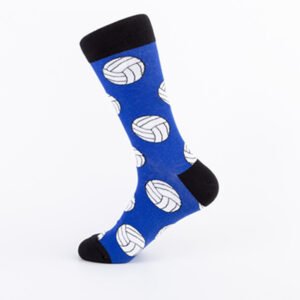 Custom Ball Pattern 100% Cotton Jacquard Casual Men Socks