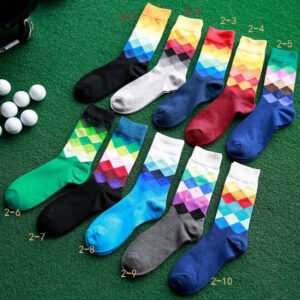 Custom Multi-Style Business Men Crew Happy Funny Crazied Colorful Socks for Men