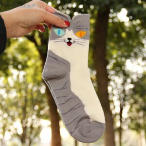 Custom Personalized Women Sport Knitted Animals Cartoon Socks