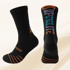 Fashion High Quality Breathable Cushion Cool Men Athletic Basketball Sock