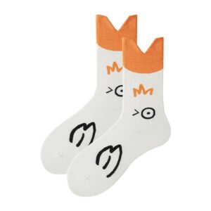 High Quality Cartoon Duck 3D Fashion Soft Breathable Wholesale Cheap Custom Young Lady Girl Beautiful School Socks