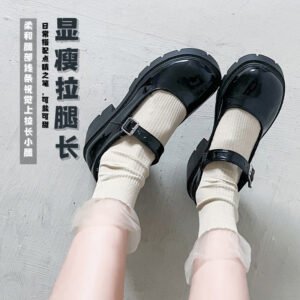 High Quality Solid Color Fashion School Girl Young Lady Wholesale Breathable Beautiful Cotton Tube Socks with Gauze on Cuff