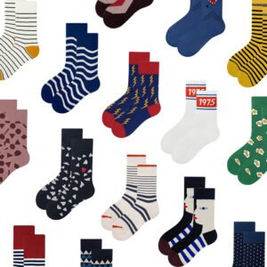 High Quality Summer Promotional Casual Sport Socks Fashion Women Crew Happy Funny Crazied Colorful Socks