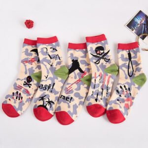 Hot Sale Custom Design Cotton Custom Socks with Logo for Woman