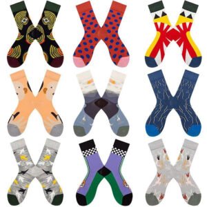 Hot Sale Custom Street Hip-Hop Fashion Colorful Women Socks