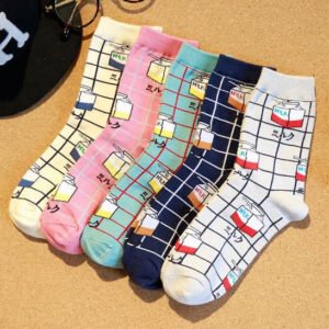 Modern Character Cute Style Girl Popular Socks Manufacturer Funny Colorful Women Socks