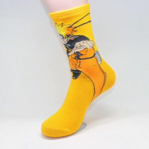 Wholesale High Quality Custom Japense Anime Cotton Socks Cartoon Character Funny Tube Comics Crew Designer Men Socks