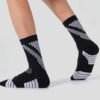 Professional Sports Socks for Men & Women - Breathable, Sweat-Absorbing, Shock-Absorbing, Non-Slip Running & Badminton Socks - Medium Tube Design in Multiple Colors