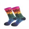Waterproof Cycling Socks - Anti-Slip, Sweat-Absorbing, Odor-Resistant Sports Socks in Army Green, Camouflage, and Bold Color Combinations - Image 37
