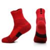Men’s Non-Slip Sports Boat Socks – Quick-Drying Mid & Short Calf Elite Running Socks with Terry Cushioning – Available in Grey, Blue, Black, White, Orange, Jujube – One Size Fits All - Image 10