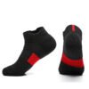 Men’s Non-Slip Sports Boat Socks – Quick-Drying Mid & Short Calf Elite Running Socks with Terry Cushioning – Available in Grey, Blue, Black, White, Orange, Jujube – One Size Fits All - Image 8