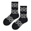 Trendy Designer Tube Socks for Women – Black & White Medium Tube Viscose Fiber, Handmade Seamless, One Size Fits All - Image 13