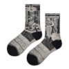 Trendy Designer Tube Socks for Women – Black & White Medium Tube Viscose Fiber, Handmade Seamless, One Size Fits All - Image 11