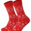 Ethnic Style Christmas Elk Tree Snowflake Socks - Warm, Sweat-Absorbing, Deodorant Medium Tube for Men & Women - Image 8