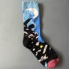 Women's Mid-Calf Oil Painting Socks – Fun, Artistic, Colorful Literary Style Socks for Everyday Wear - Image 50