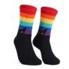 Casual Cotton Socks for Women and Men - Rainbow, Purple, Rose Red, Large Size 39-47, Combed Cotton Medium Tube Socks - Image 6