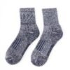 Merino Wool Full Terry Men’s Socks – Thick 108 Needle, Anti-Silk, Long Elastic Band, Mid-Leg Design in Black, Khaki, Military Green & Blue (Sizes 42-45) - Image 8