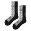 Trendy Designer Tube Socks for Women – Black & White Medium Tube Viscose Fiber, Handmade Seamless, One Size Fits All - Image 6