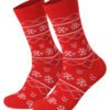 Ethnic Style Christmas Elk Tree Snowflake Socks - Warm, Sweat-Absorbing, Deodorant Medium Tube for Men & Women - Image 2