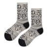 Trendy Designer Tube Socks for Women – Black & White Medium Tube Viscose Fiber, Handmade Seamless, One Size Fits All - Image 9