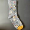 Women's Mid-Calf Oil Painting Socks – Fun, Artistic, Colorful Literary Style Socks for Everyday Wear - Image 28