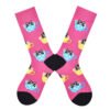 Trendy Women’s Designer Mid-Leg Cotton Socks – Versatile, Combed Cotton, Stylish Lady Socks - Image 19
