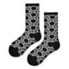 Trendy Designer Tube Socks for Women – Black & White Medium Tube Viscose Fiber, Handmade Seamless, One Size Fits All - Image 17