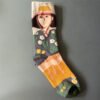 Women's Mid-Calf Oil Painting Socks – Fun, Artistic, Colorful Literary Style Socks for Everyday Wear - Image 44