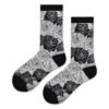 Trendy Designer Tube Socks for Women – Black & White Medium Tube Viscose Fiber, Handmade Seamless, One Size Fits All - Image 15
