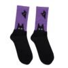 Casual Cotton Socks for Women and Men - Rainbow, Purple, Rose Red, Large Size 39-47, Combed Cotton Medium Tube Socks - Image 3