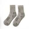 Merino Wool Full Terry Men’s Socks – Thick 108 Needle, Anti-Silk, Long Elastic Band, Mid-Leg Design in Black, Khaki, Military Green & Blue (Sizes 42-45) - Image 6