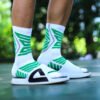 Elite Basketball Socks for Men – Long Tube, Thickened Towel Bottom, Sweat-Absorbing, Breathable, Wear-Resistant Sports Socks in Celtic Green, City Powder, Nets Black, Warrior Huang – One Size Fits All - Image 5