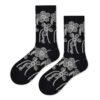 Trendy Designer Tube Socks for Women – Black & White Medium Tube Viscose Fiber, Handmade Seamless, One Size Fits All - Image 16