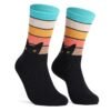 Casual Cotton Socks for Women and Men - Rainbow, Purple, Rose Red, Large Size 39-47, Combed Cotton Medium Tube Socks - Image 9
