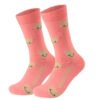 Valentine’s Day Cotton Socks for Couples – Unisex Black, Peach & Pink Medium Tube Socks, One Size Fits All, Perfect Holiday Gift - Image 7
