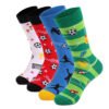 Men's World Cup Football Socks - Thick Combed Cotton Sports Tube Socks for Autumn & Winter