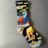 Women's Mid-Calf Oil Painting Socks – Fun, Artistic, Colorful Literary Style Socks for Everyday Wear - Image 48