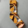 Women's Mid-Calf Oil Painting Socks – Fun, Artistic, Colorful Literary Style Socks for Everyday Wear - Image 87