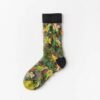 Spring & Summer Women’s Fashion Socks – Thin Medium Tube Glass Fiber Socks with Floral, Animal & Fruit Designs | European & American Style Trendy Stockings - Image 14