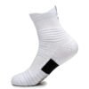 Men’s Non-Slip Sports Boat Socks – Quick-Drying Mid & Short Calf Elite Running Socks with Terry Cushioning – Available in Grey, Blue, Black, White, Orange, Jujube – One Size Fits All - Image 3