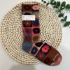 Women's Mid-Calf Oil Painting Socks – Fun, Artistic, Colorful Literary Style Socks for Everyday Wear - Image 110
