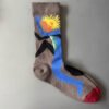 Women's Mid-Calf Oil Painting Socks – Fun, Artistic, Colorful Literary Style Socks for Everyday Wear - Image 45