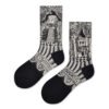 Trendy Designer Tube Socks for Women – Black & White Medium Tube Viscose Fiber, Handmade Seamless, One Size Fits All - Image 8