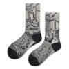 Trendy Designer Tube Socks for Women – Black & White Medium Tube Viscose Fiber, Handmade Seamless, One Size Fits All - Image 12