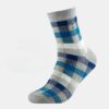 Men's Plaid Combed Cotton Business Socks - Trendy Medium Tube for Spring & Autumn - Image 12